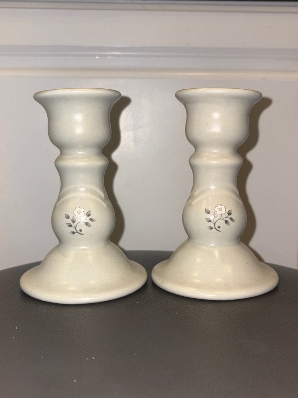 Vintage Pfaltzgraff Heirloom 5" Candlesticks 
- Set of 2